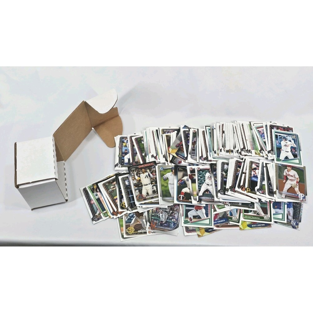 baseball card Lot Of 175 Ct. Box Random With Various Brands And Inserts